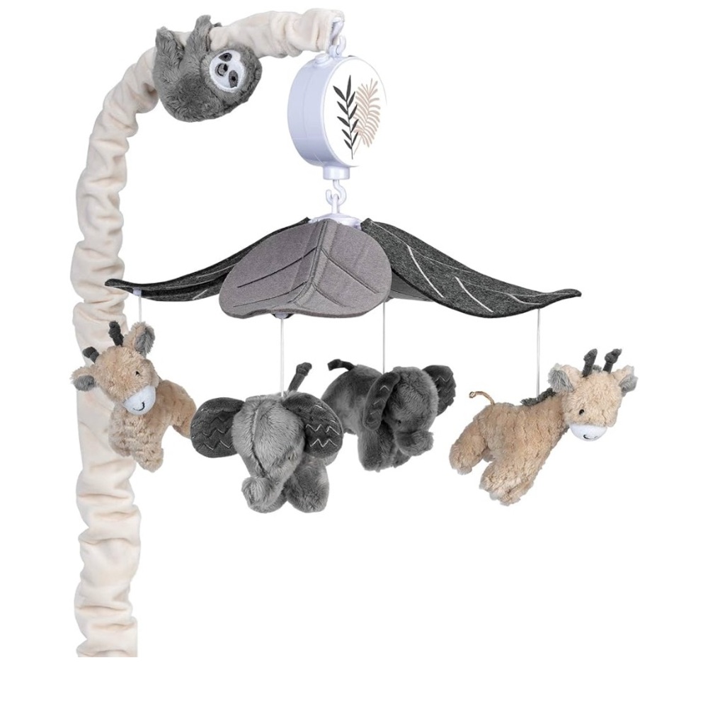 Gray and Tan Animal Baby Mobile